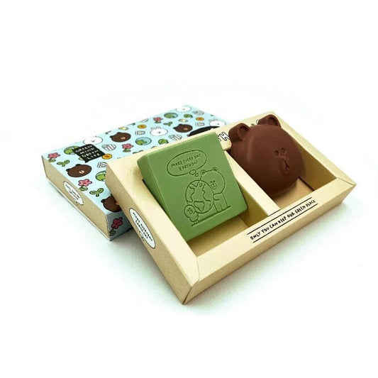 LINE FRIENDS with everybody LABO EARTH FRIENDLY 洗髮及護髮肥皂套裝