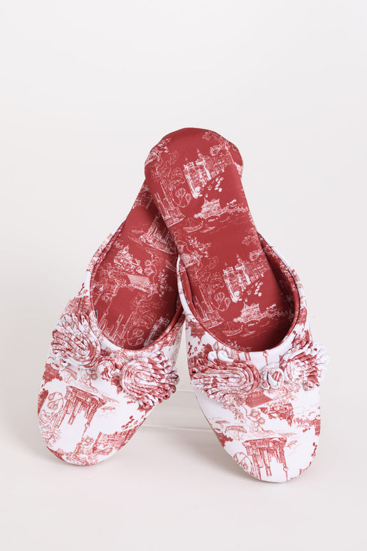 Yi-ming X’mas Bundle (Slippers + Cushion) Red
